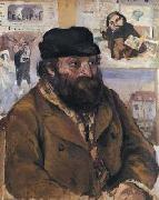 Camille Pissarro Portrait Paul Cezanne Sweden oil painting artist